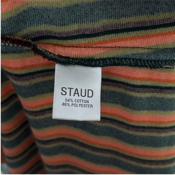 Staud Mia Striped Terry Cloth Robe - Picture 6 of 8
